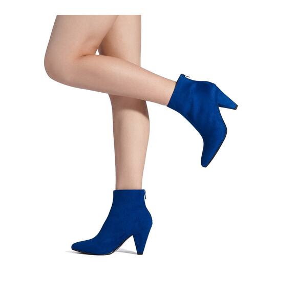 NWOB Dream Pairs Pointed Toe High Heel Ankle Booties 7 - Picture 1 of 10